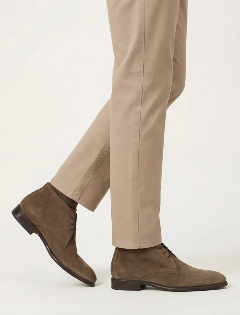 veterschoen Giorgio bruin suede