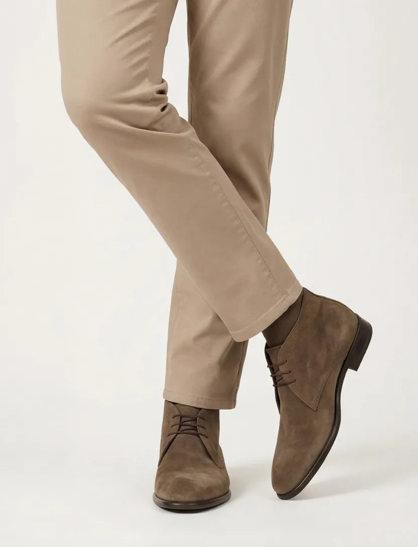 veterschoen Giorgio bruin suede