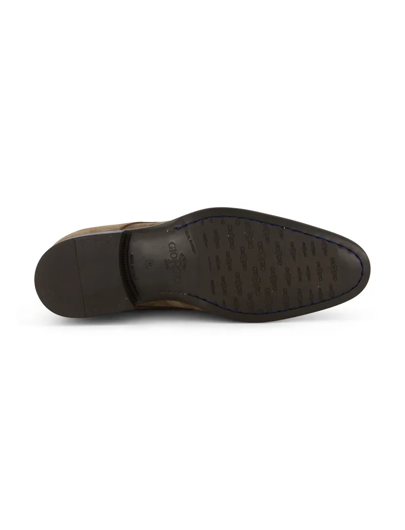 veterschoen Giorgio bruin suede