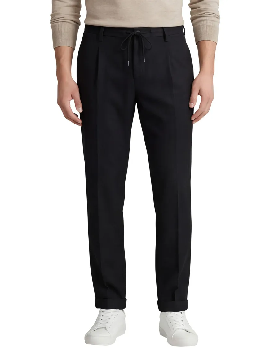 Alberto Barista tapered fit pantalon antraciet