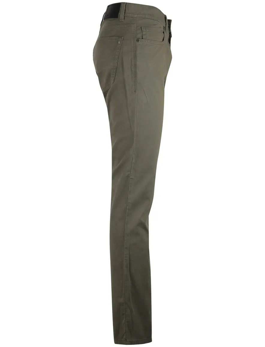 Pierre cardin tapered fit groen broek effen