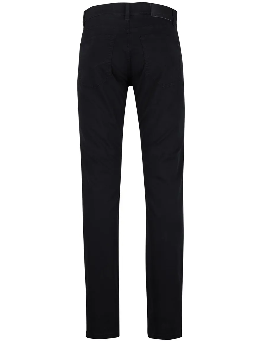 Pierre cardin navy broek tapered fit effen