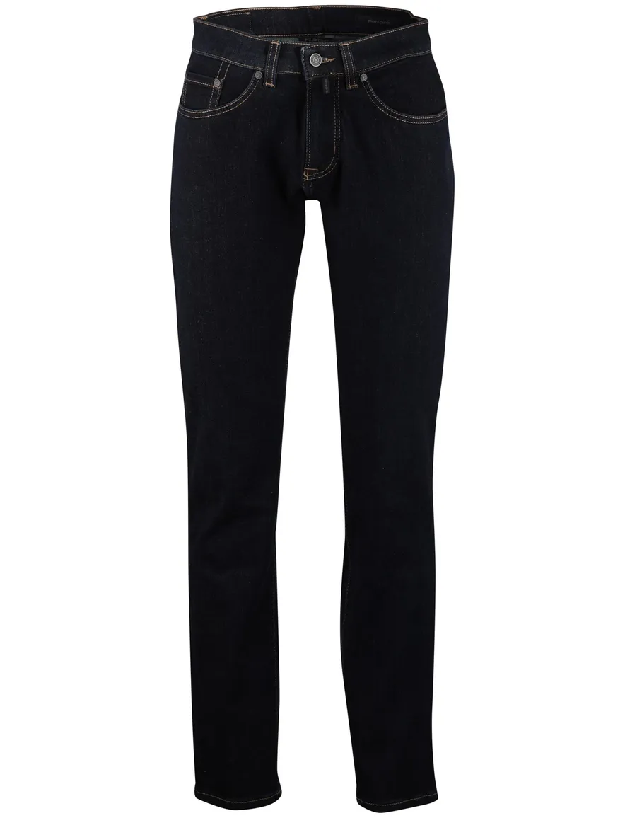 Pierre cardin jeans donkerblauw effen katoen