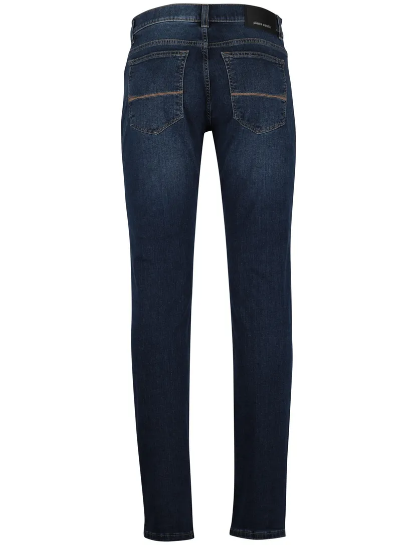 Pierre cardin jeans blauw effen katoen