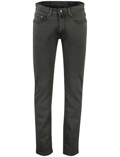 Pierre Cardin Pierre Cardin jeans denim Lyon Tapered fit donkergroen