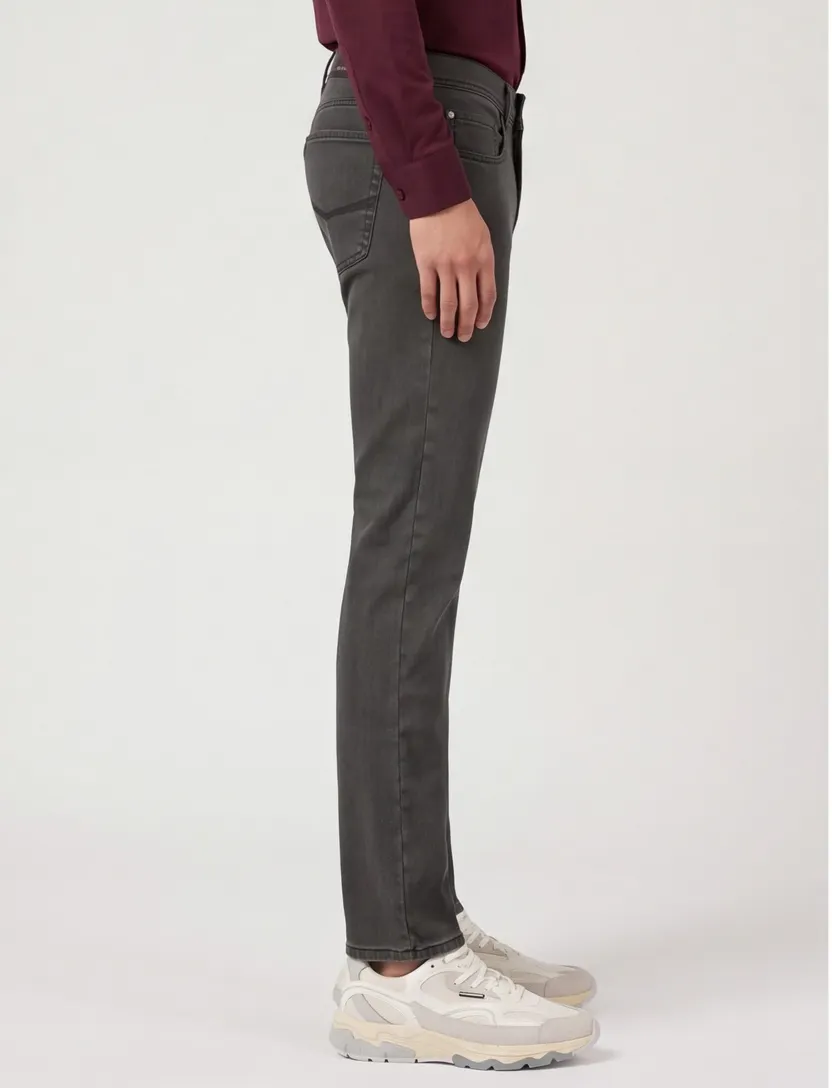 Pierre Cardin denim jeans Lyon Tapered fit donkergroen