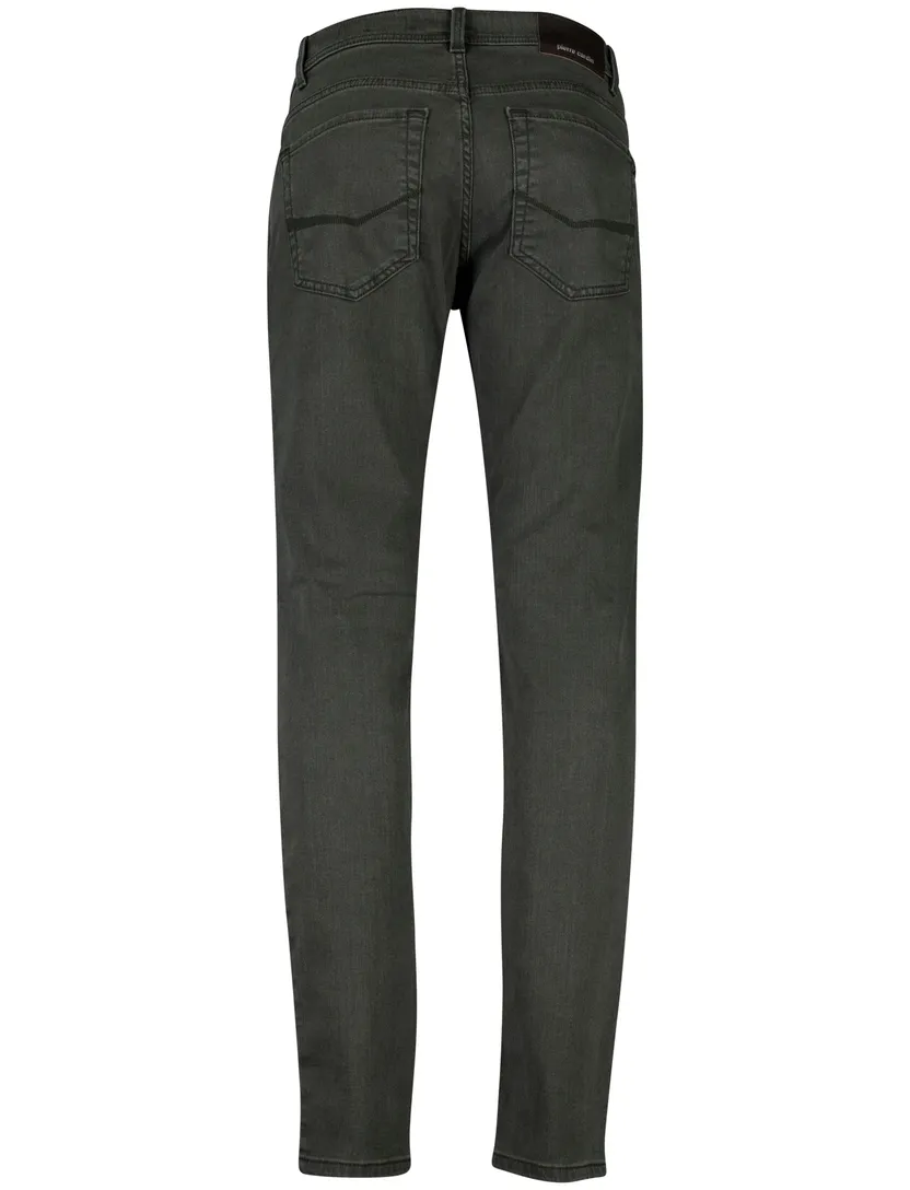 Pierre Cardin denim jeans Lyon Tapered fit donkergroen