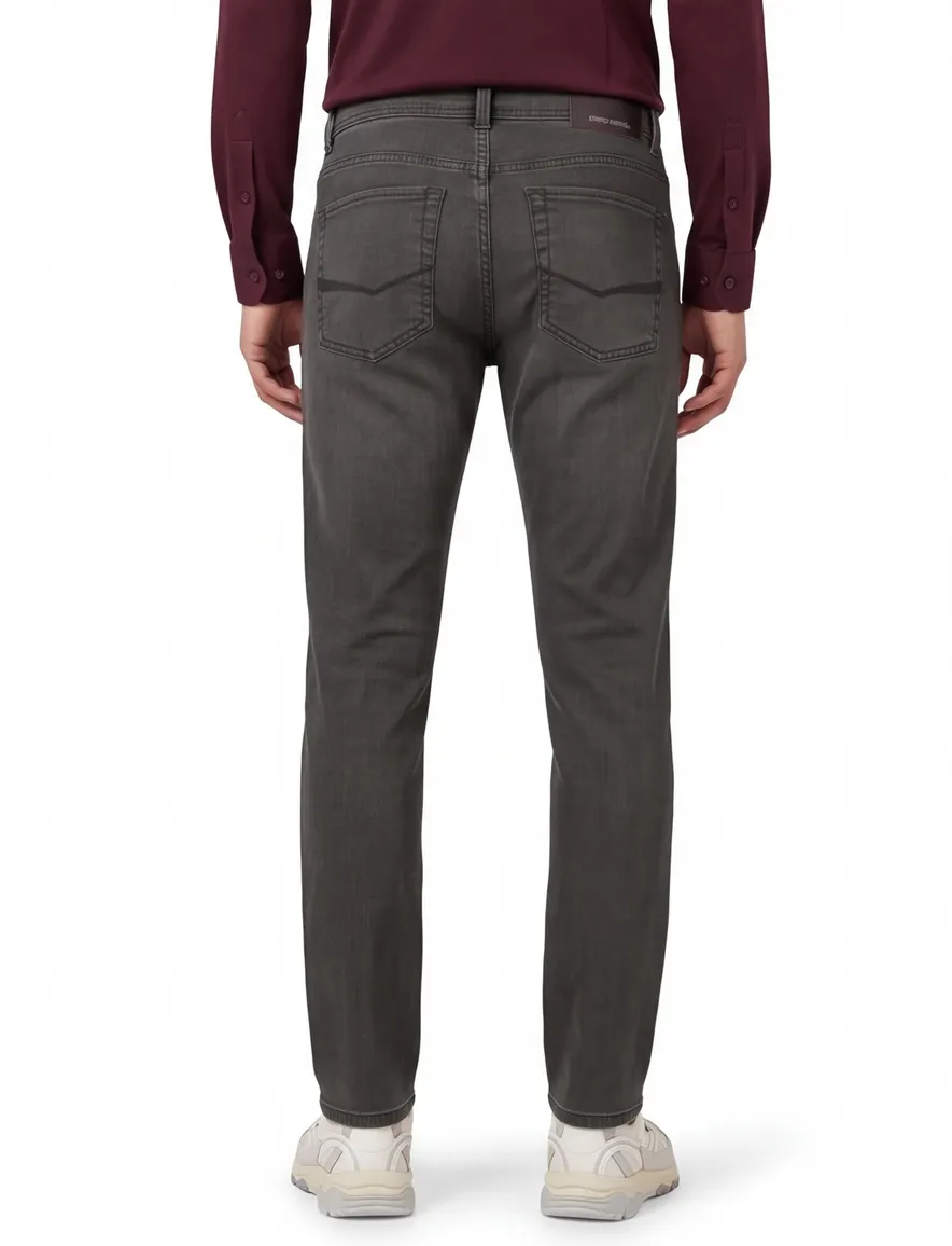 Pierre Cardin jeans denim Lyon Tapered fit donkergroen
