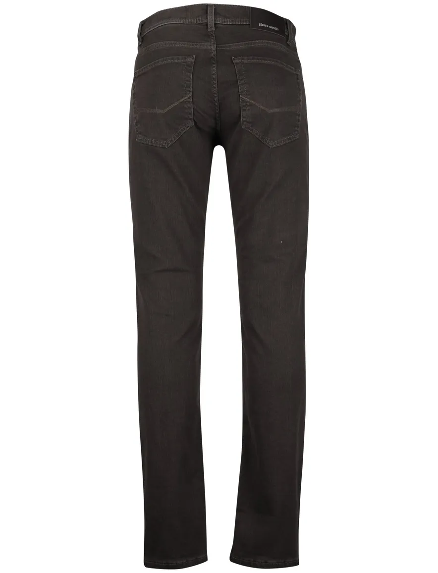 Pierre cardin jeans bruin effen katoen