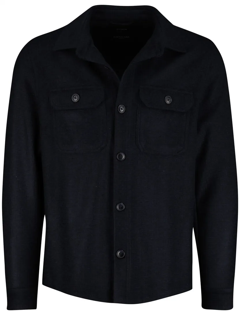 Overshirt Cavallaro donkerblauw