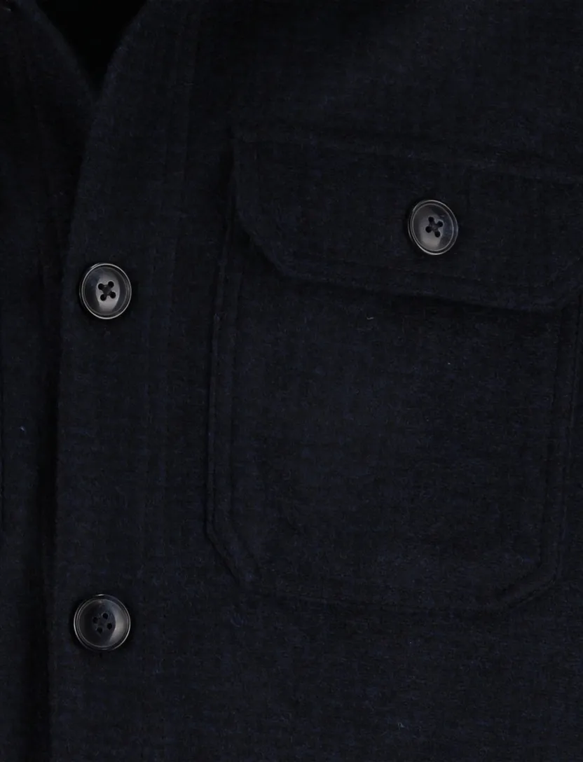 Overshirt Cavallaro donkerblauw
