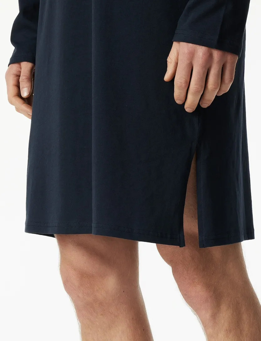 donkerblauw nachthemd Schiesser