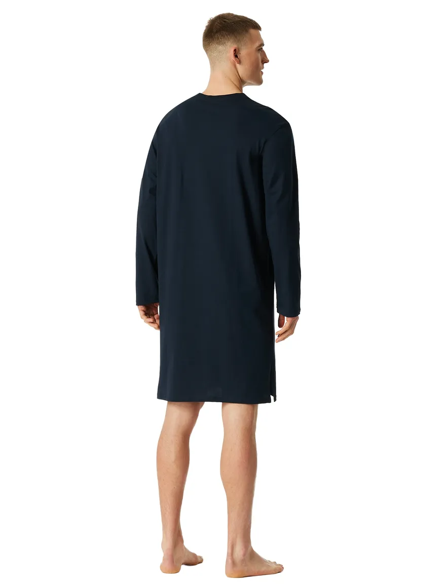 Schiesser nachthemd donkerblauw