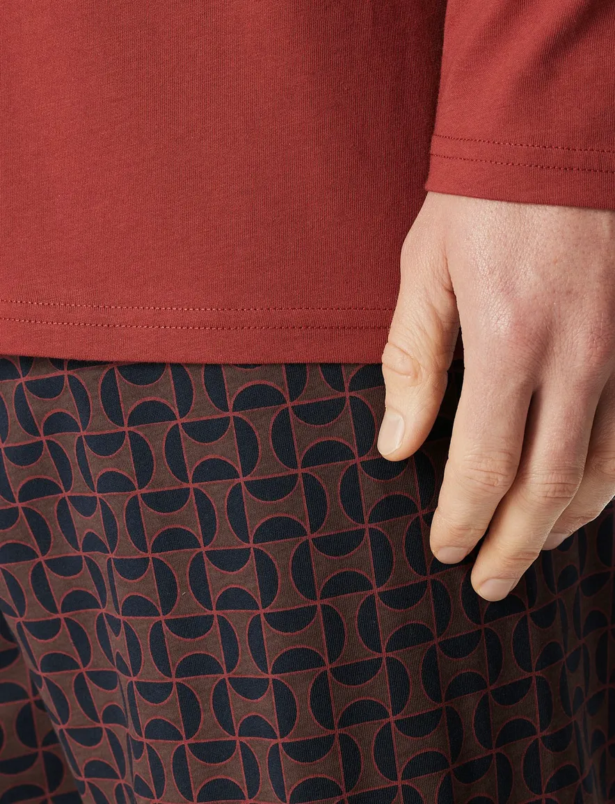 Schiesser pyjama rood