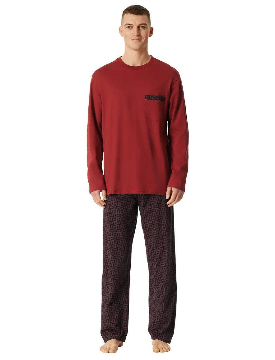 Schiesser pyjama rood