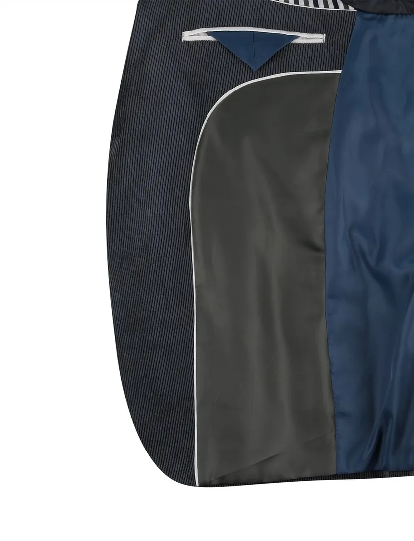 Colbert Scotland Blue donkerblauw Corduroy vier zakken