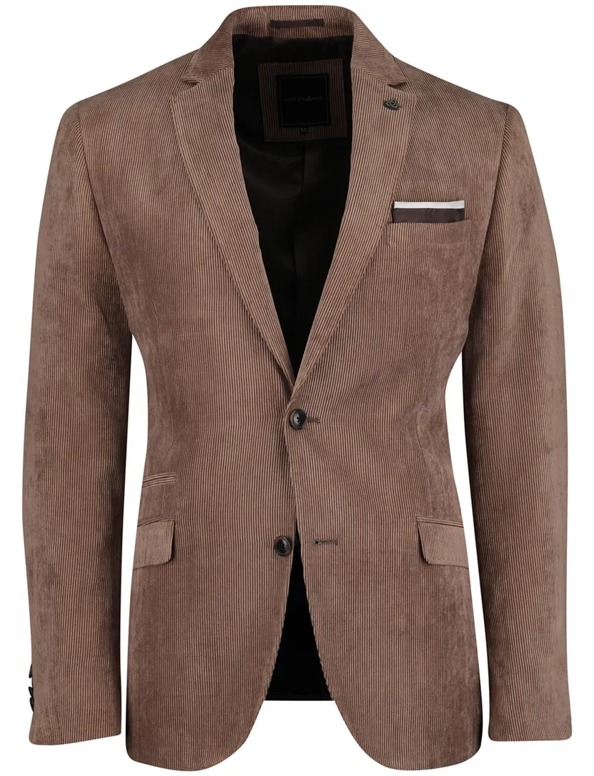 Colbert Scotland Blue Beige Corduroy vier zakken