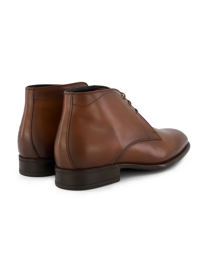 Giorgio veterschoen cognac leer