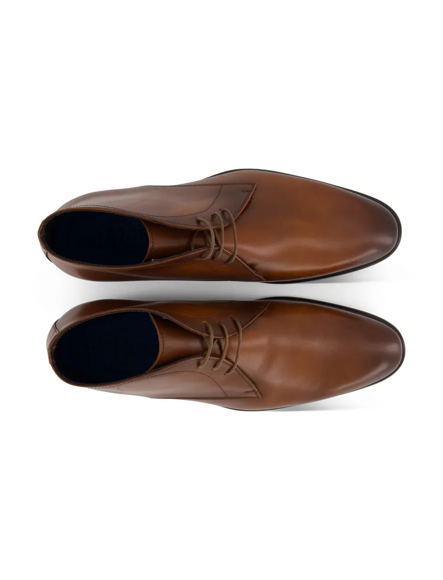 Giorgio veterschoen cognac leer