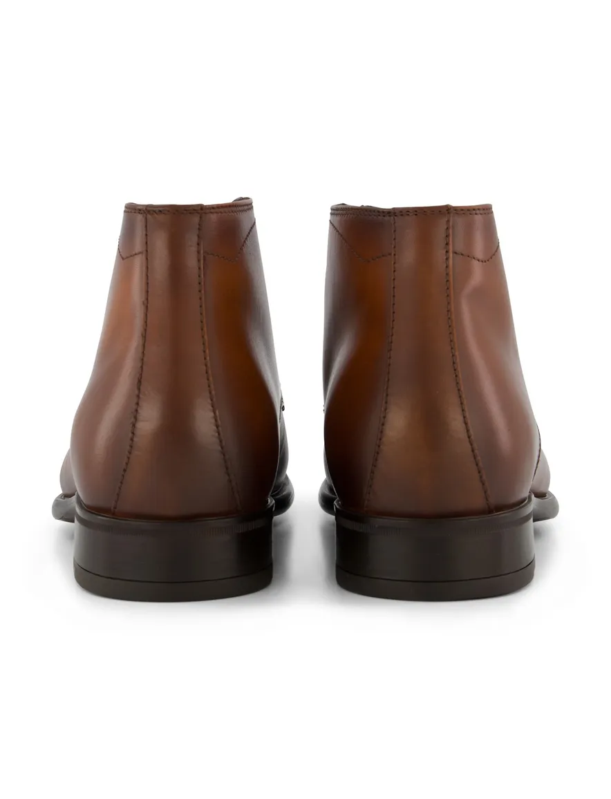 Giorgio veterschoen cognac leer