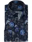 Overhemd Olymp Modern Fit donkerblauw patroon