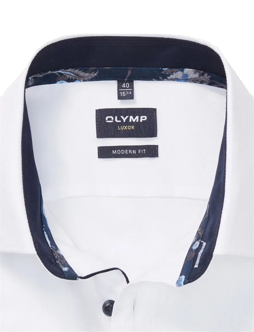Olymp Luxor overhemd wit effen Modern Fit