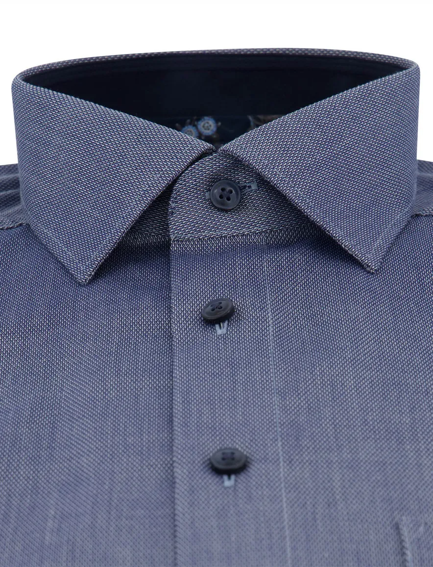 Olymp overhemd modern fit blauw katoen