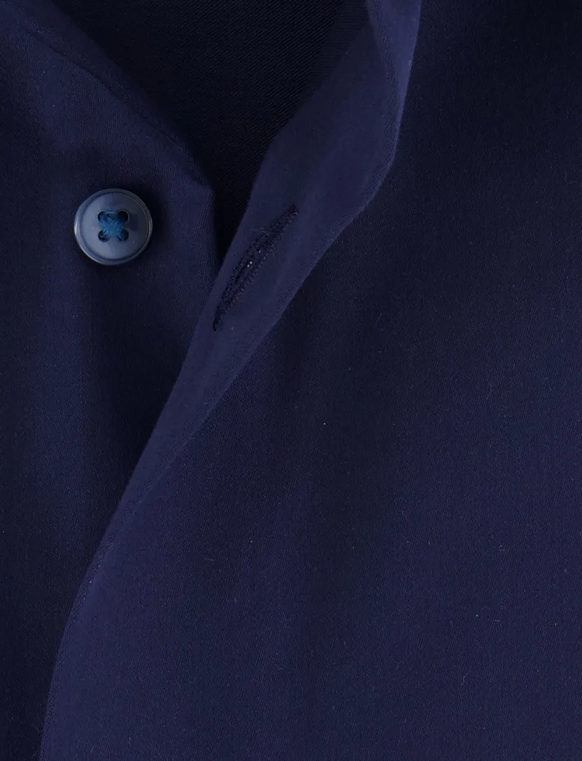 Olymp overhemd effen navy modern fit