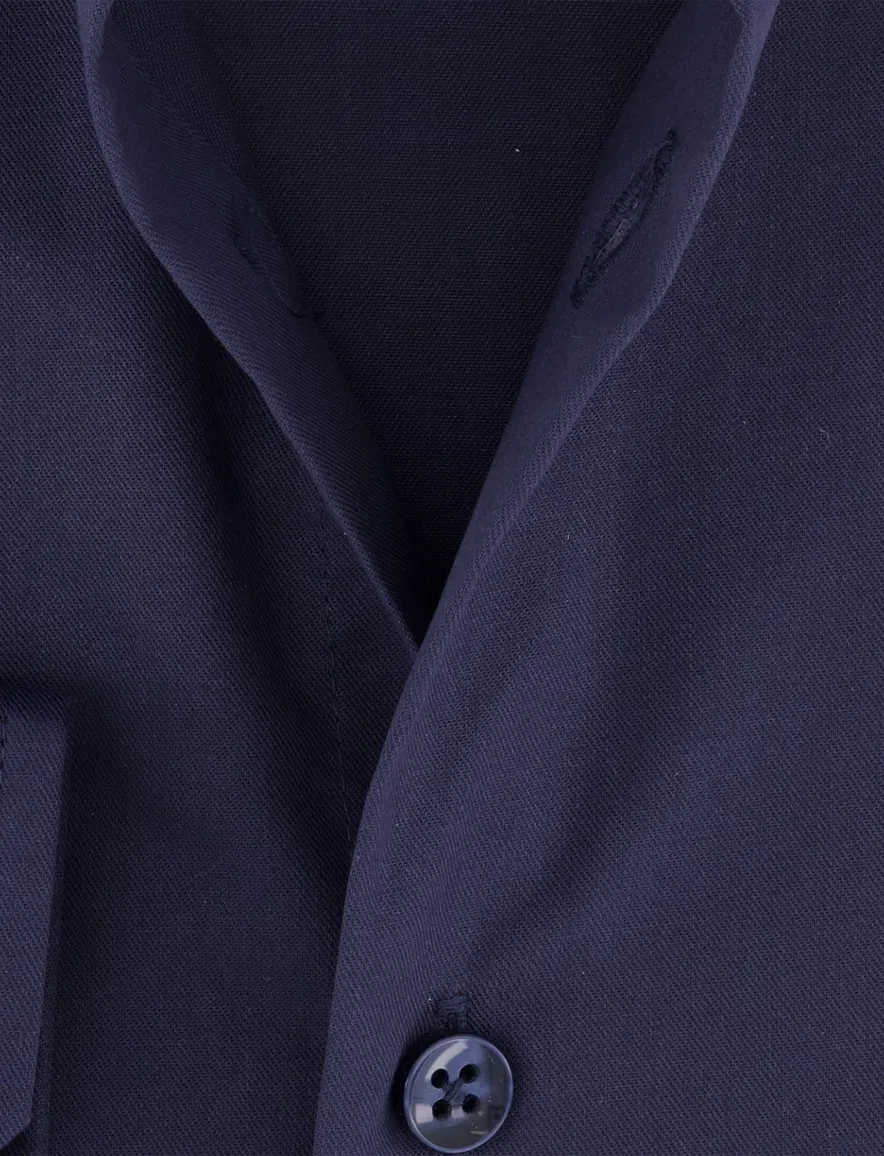 Ledub Overhemd Donkerblauw strijkvrij