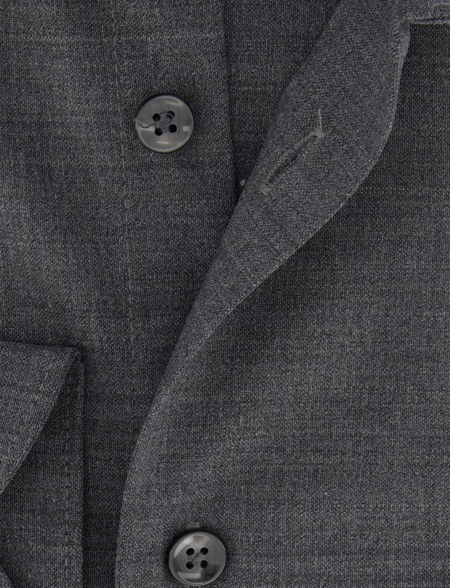 Overhemd John Miller Slim Fit ml7 grijs wolblend