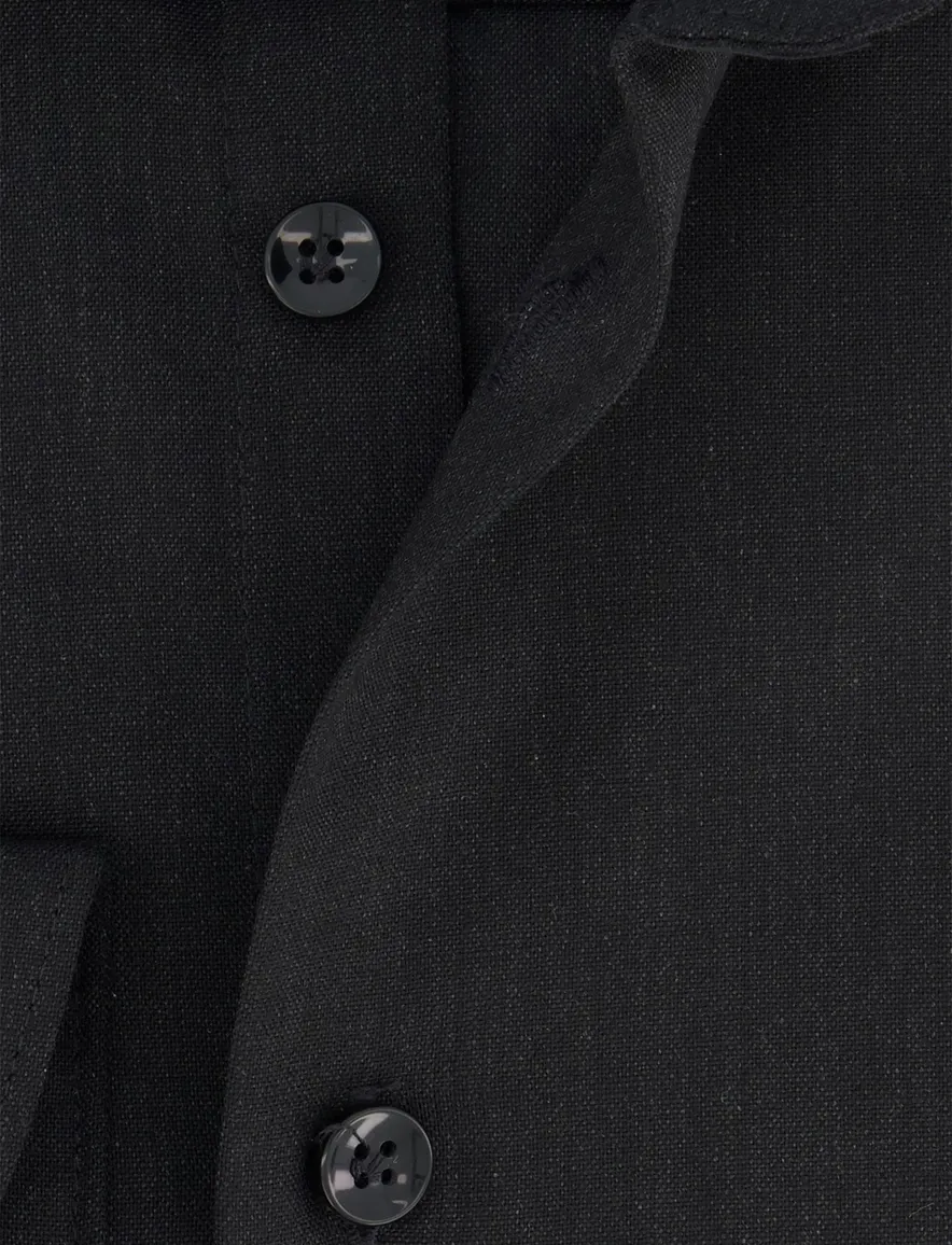 John Miller slim fit overhemd mouwlengte 7 grijs