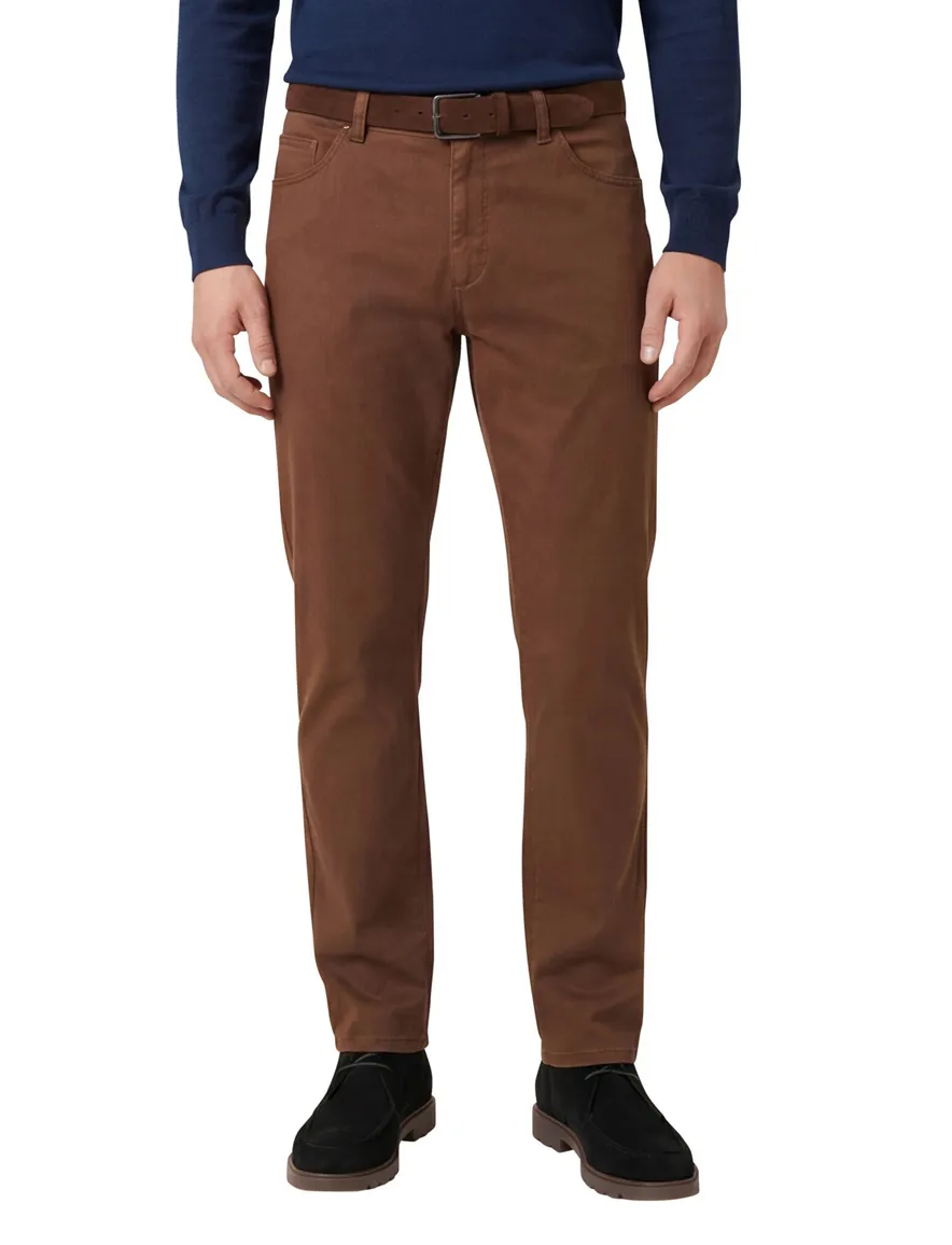 Meyer chino broek donkerbruin