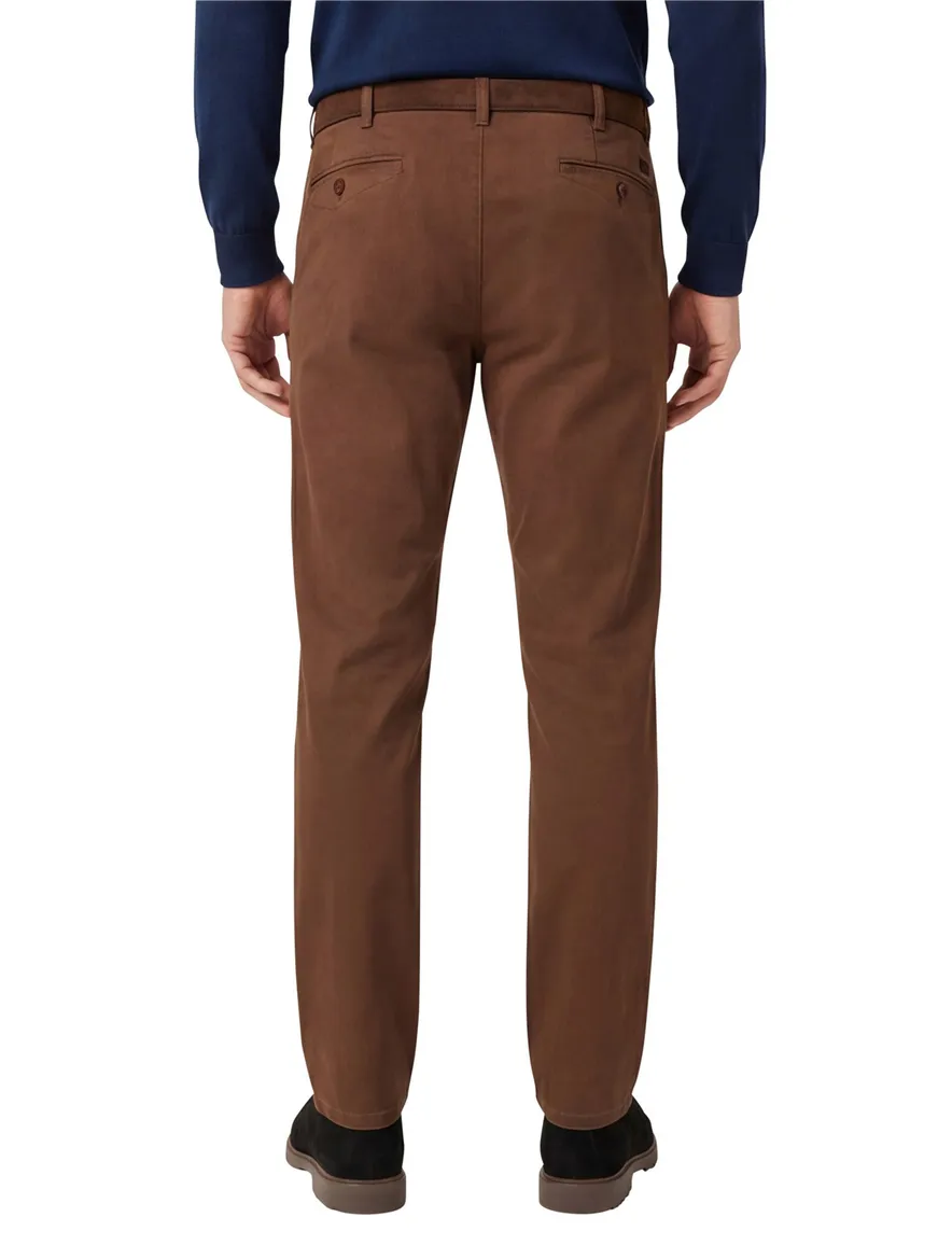 Meyer chino broek donkerbruin