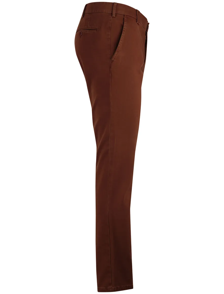 Chino Meyer Rio chino bruin katoen