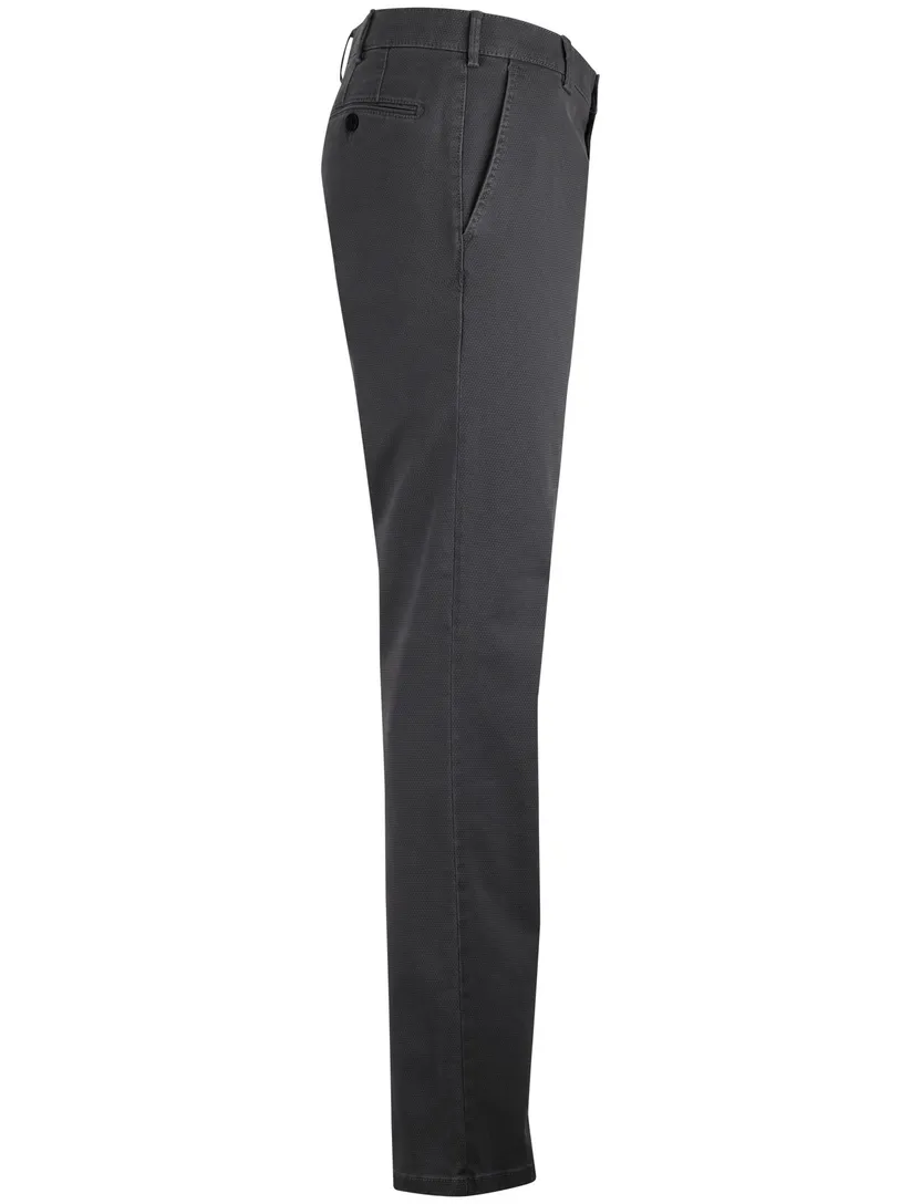 Katoenen chino Meyer Rio grijs