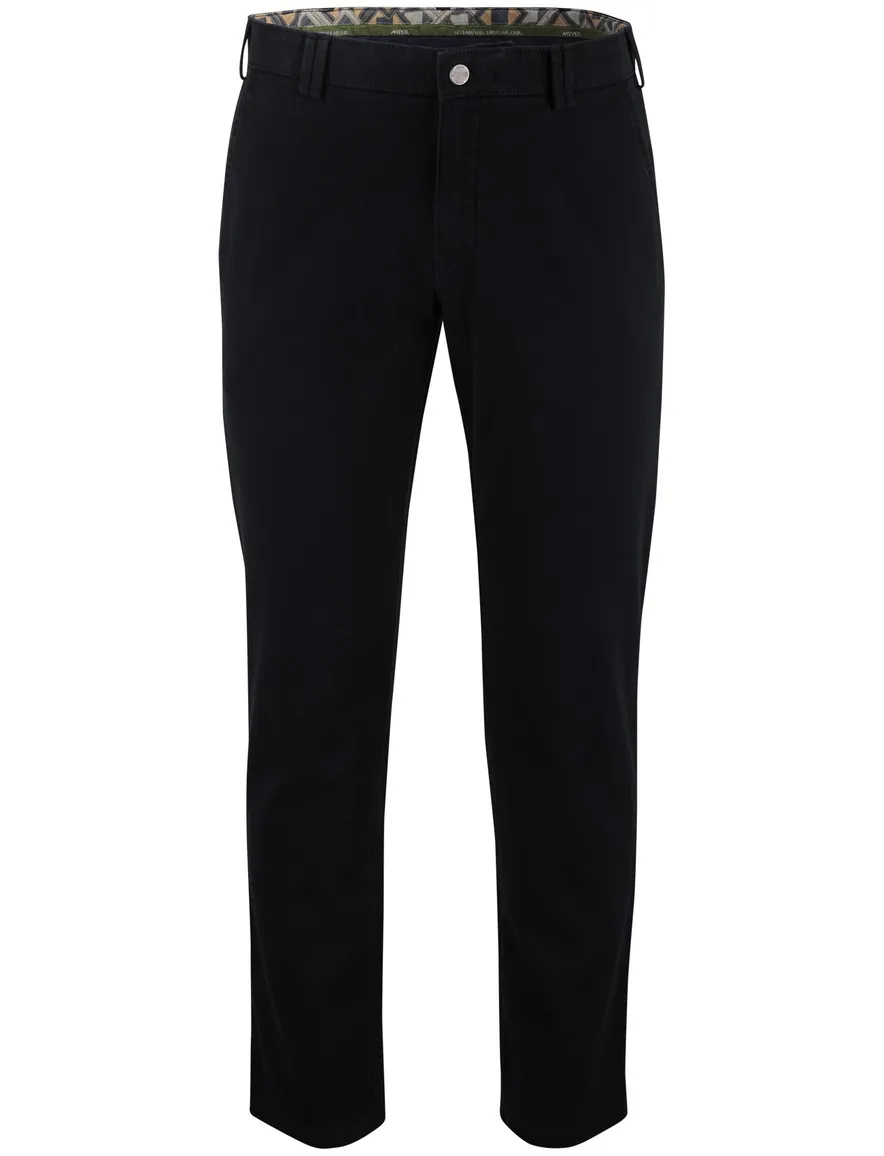 Meyer chino katoen navy