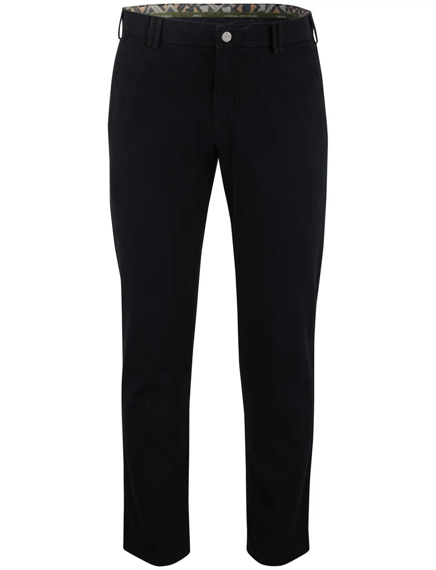 Meyer chino katoen navy
