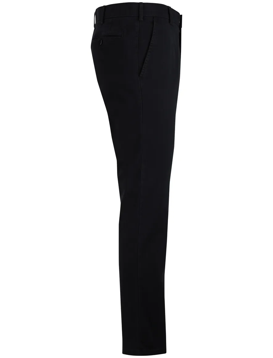 Meyer chino katoen navy