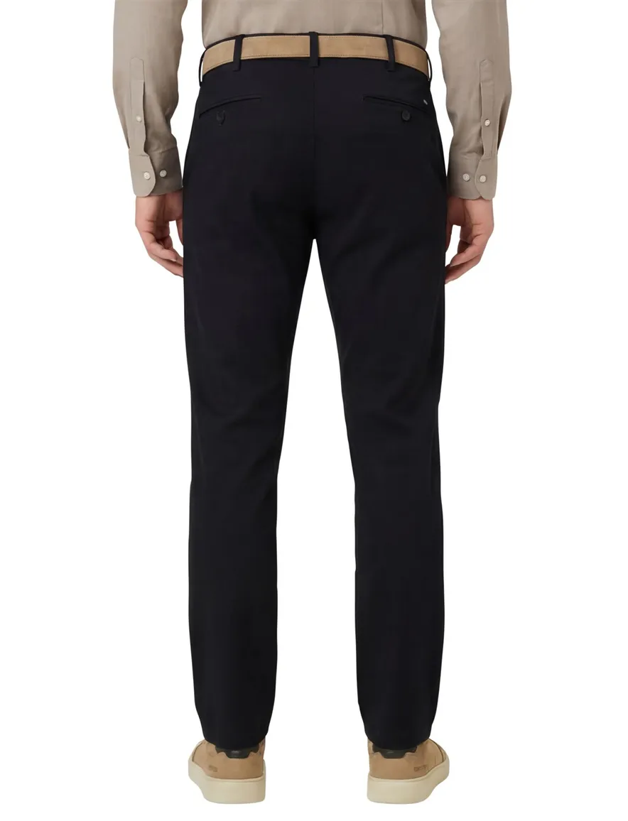 Meyer chino katoen navy