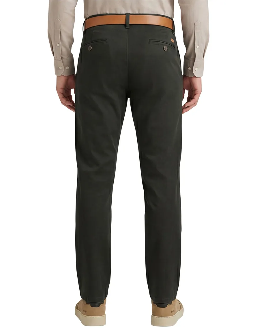 Meyer Rio pantalon chino donkergroen