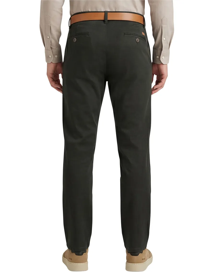 Meyer Rio pantalon chino donkergroen
