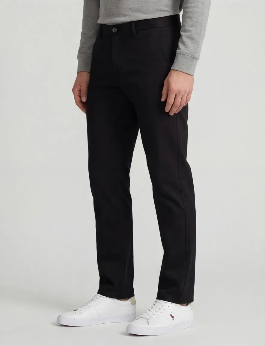 Meyer Rio chino katoen marineblauw