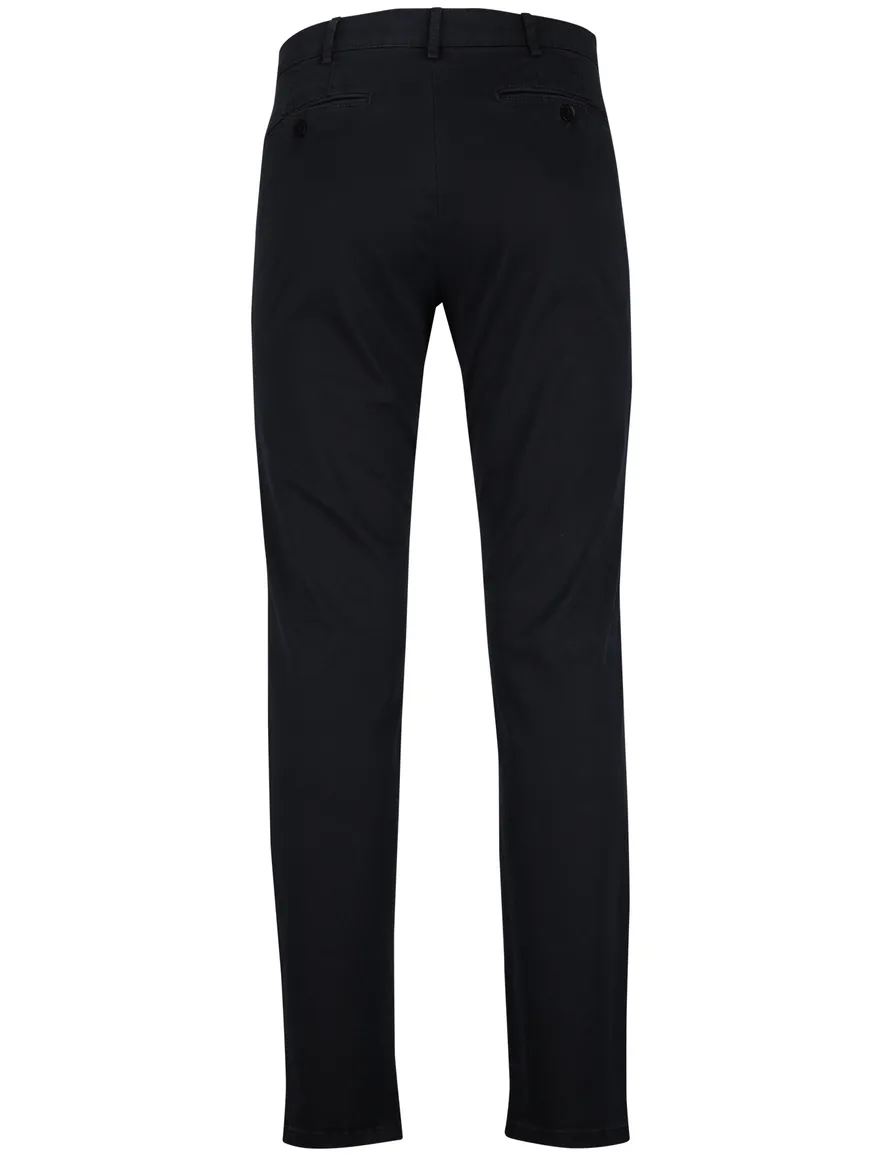 Meyer Rio chino katoen marineblauw