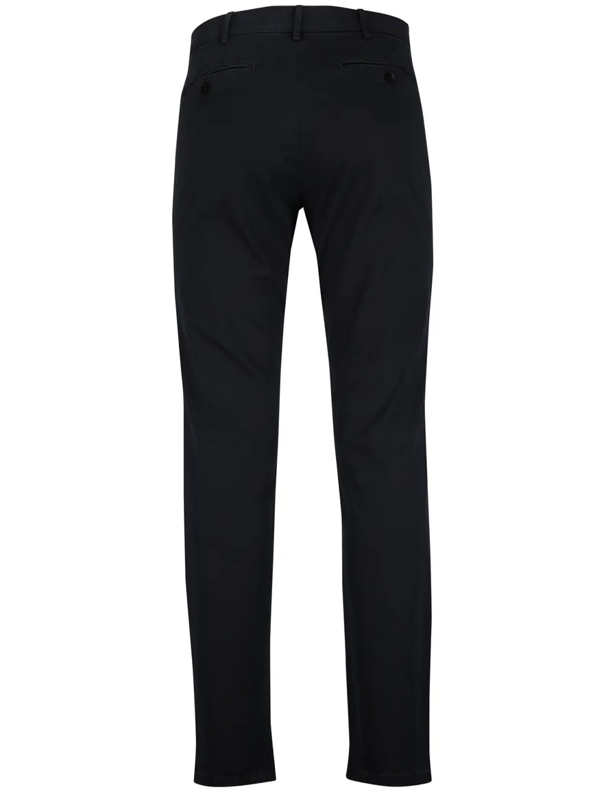 Meyer Rio chino katoen marineblauw