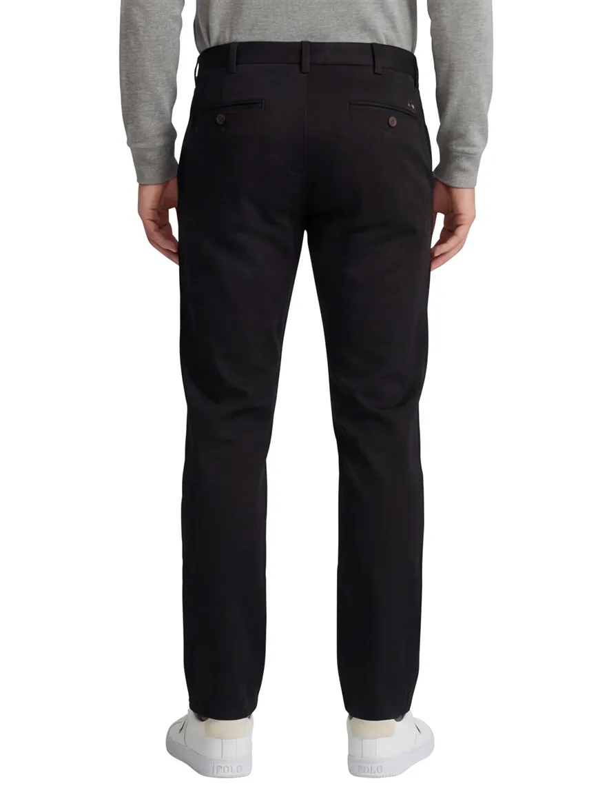 Katoenen chino Meyer Rio donkerblauw