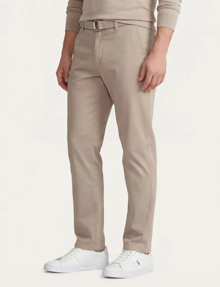 Chino Meyer Rio beige katoen