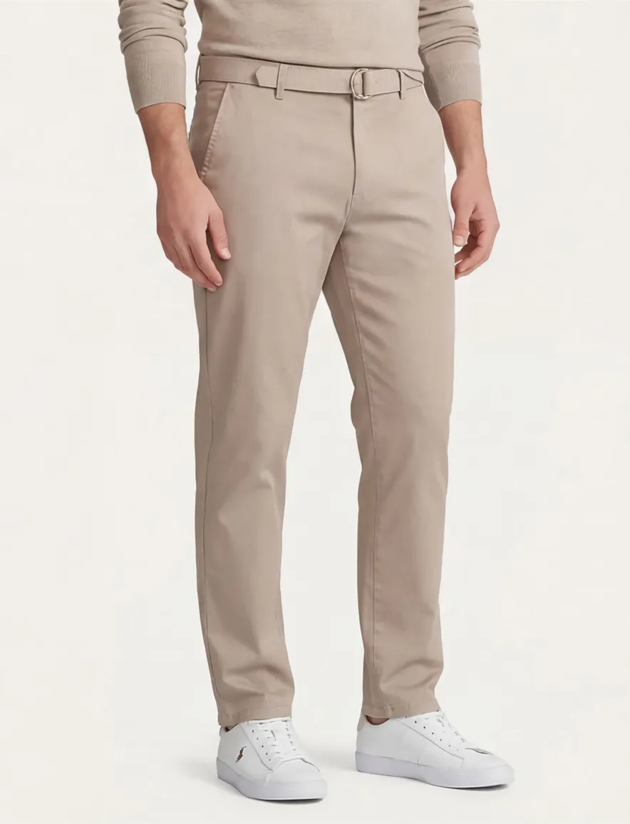 Chino Meyer Rio beige katoen