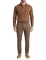 Katoenen chino Meyer Rio bruin
