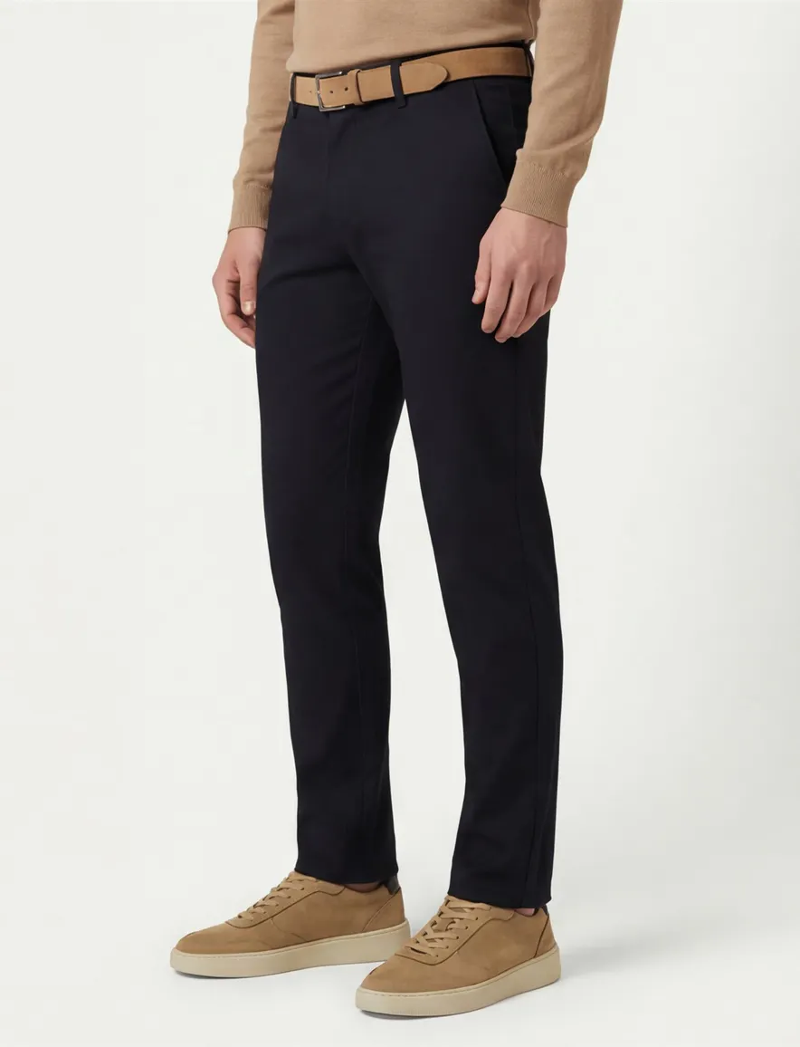 Chino Meyer Rio bruin katoen