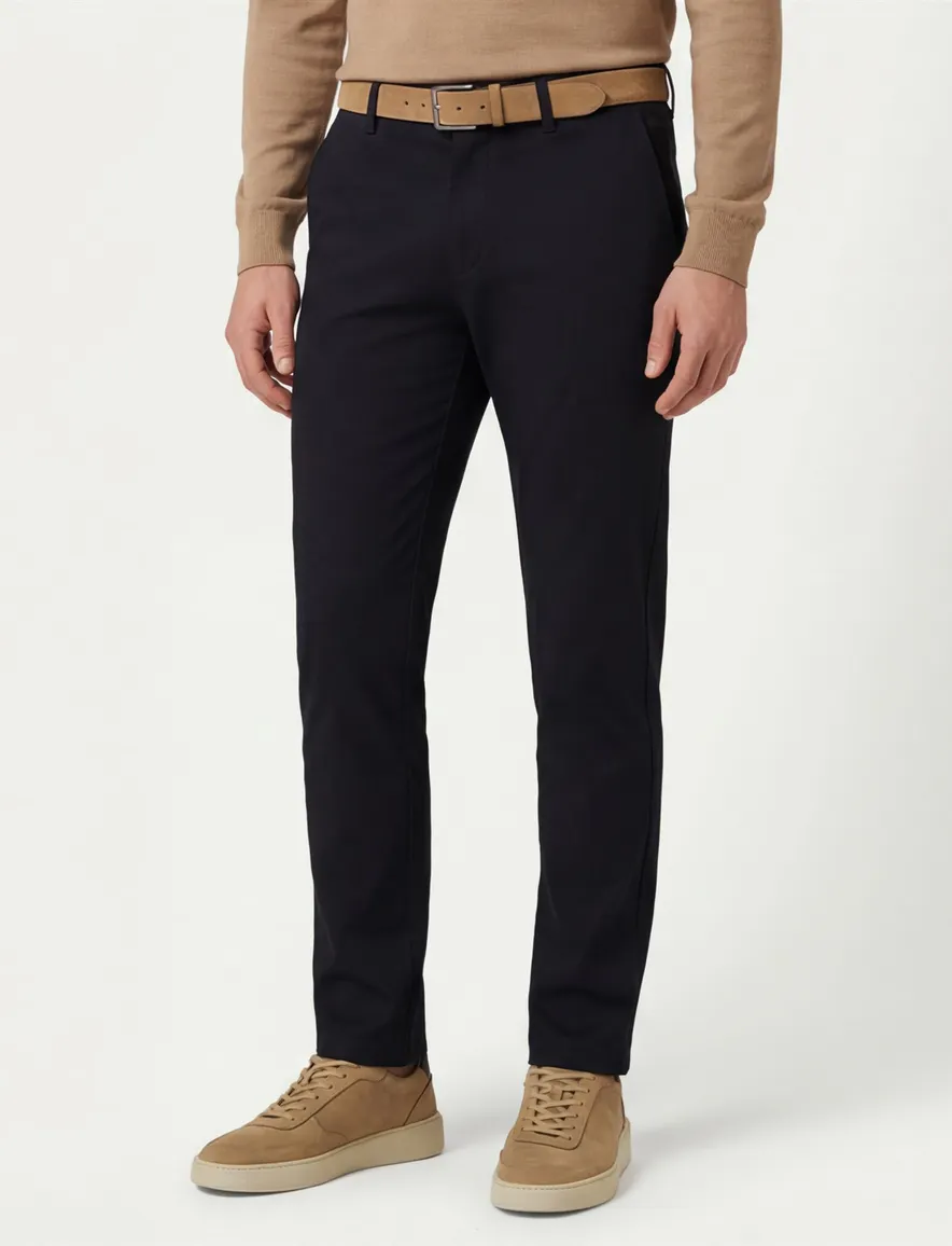 Chino Meyer Rio bruin katoen